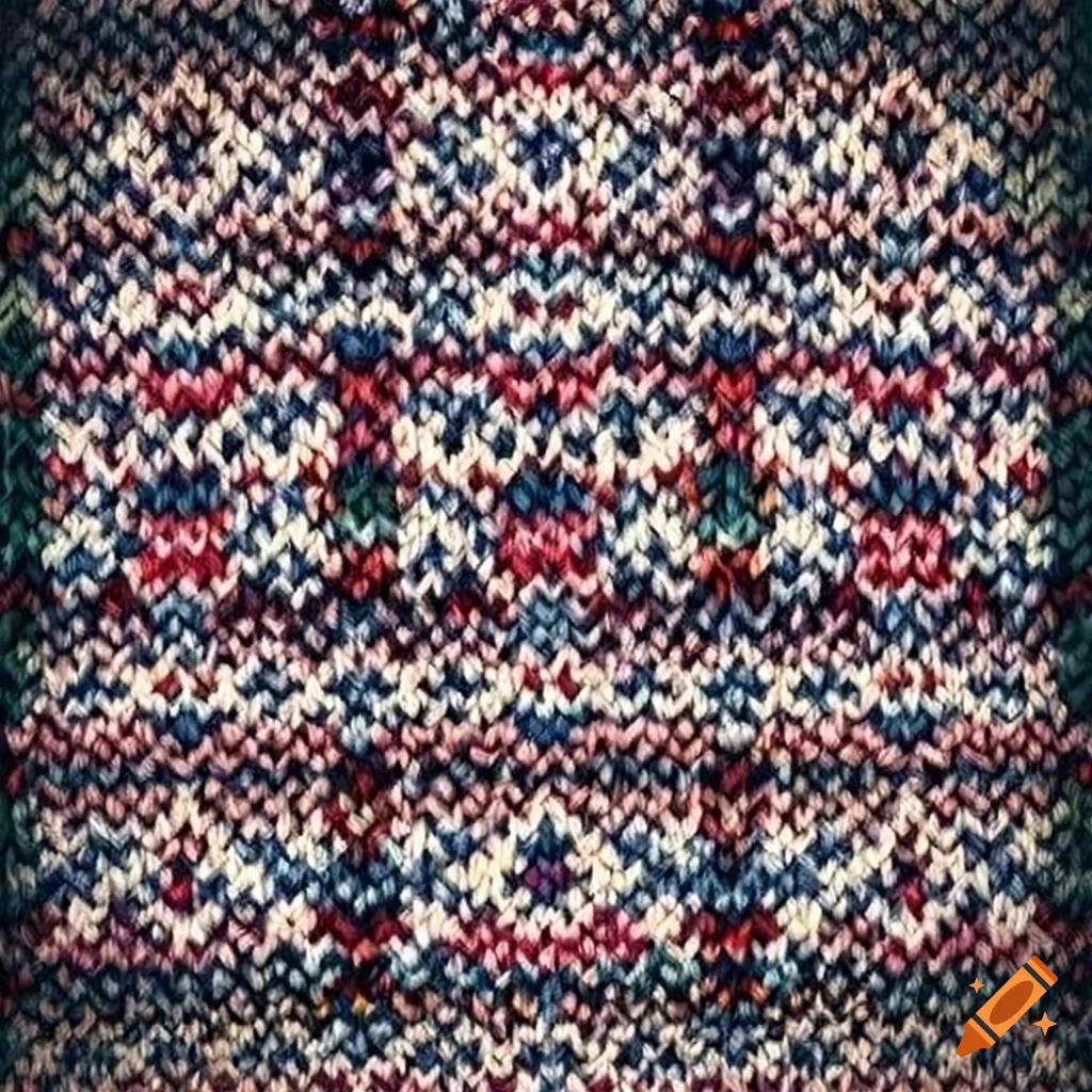 norwegian style knit pattern