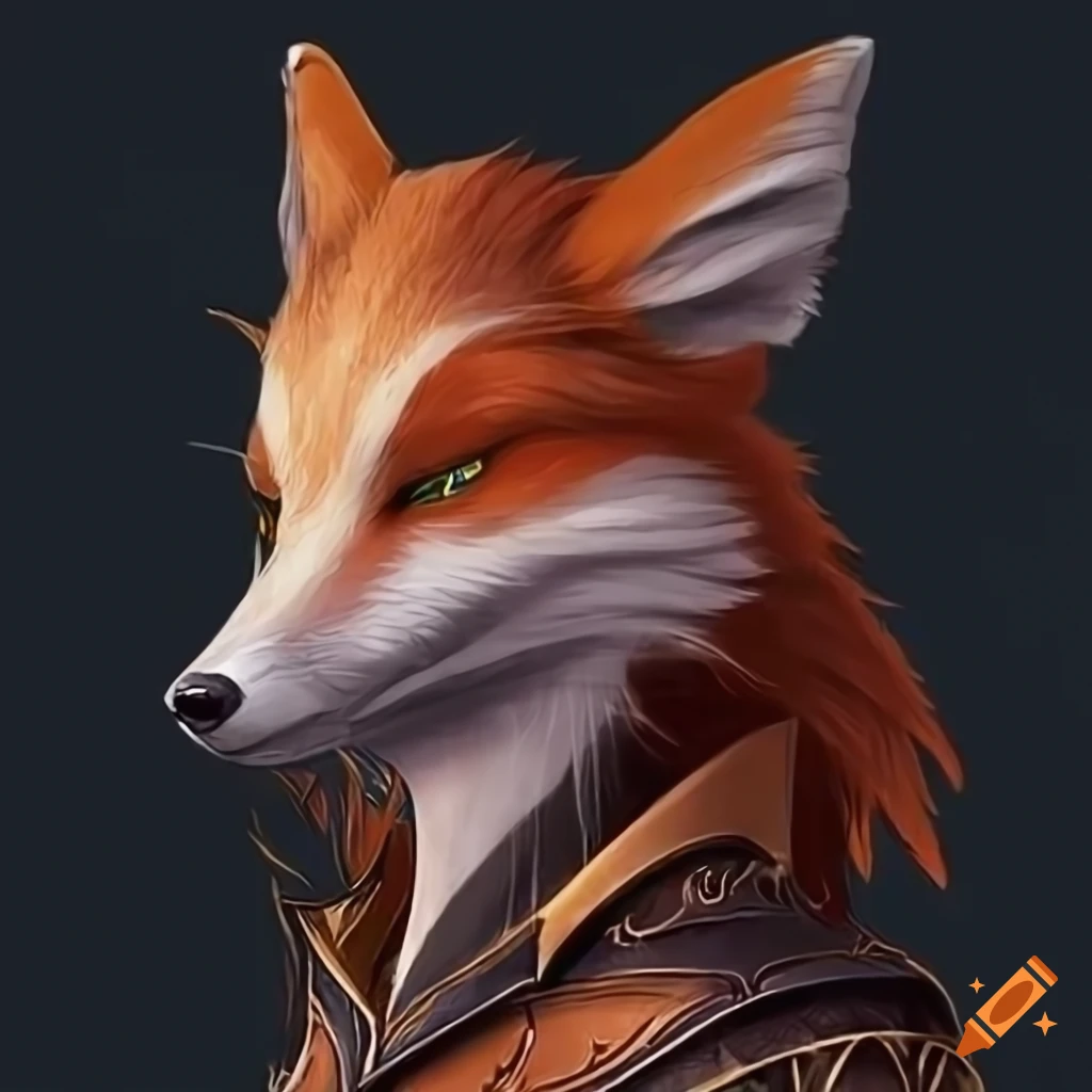 artistic portrayal of an elven fox lord