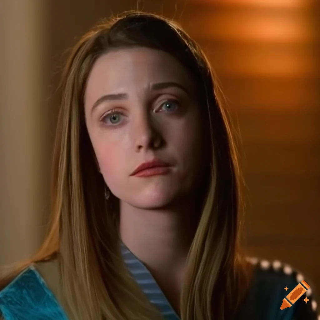 Bruised woman fighter lucy liu with a dizzy expression on Craiyon