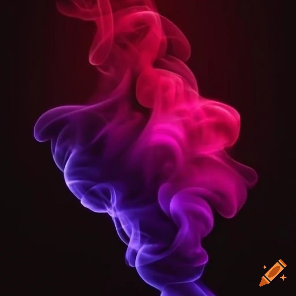 colorful smoke logo design