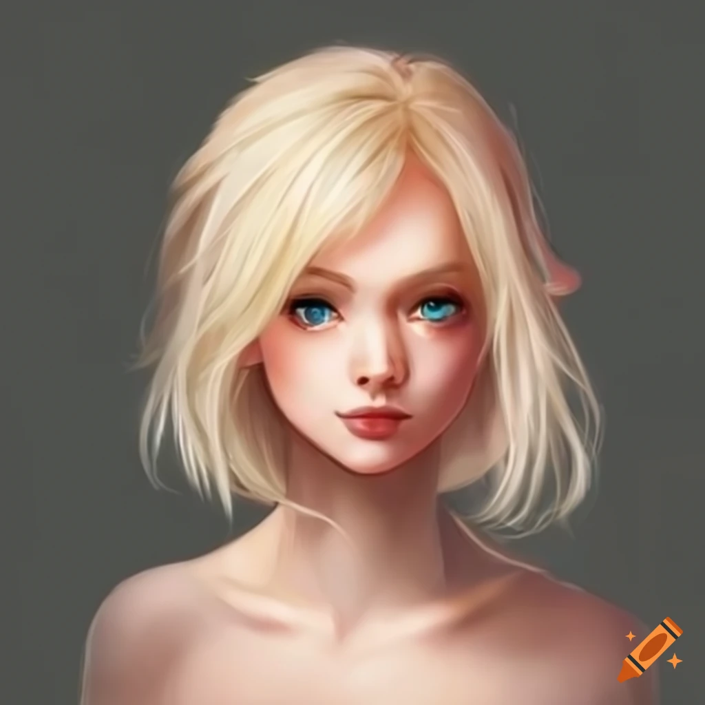 Artistic Depiction Of A Beautiful Blonde Elf Lady On Craiyon