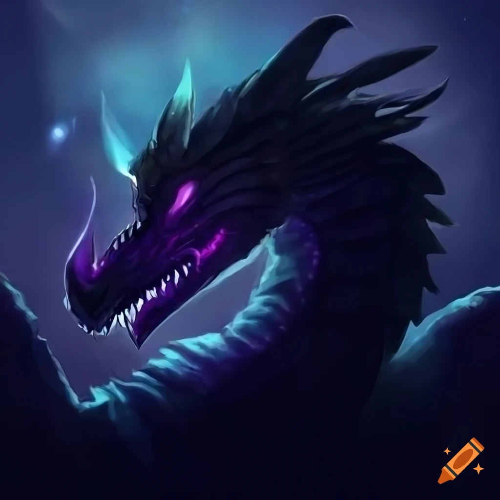 realistic artwork of an enderdragon