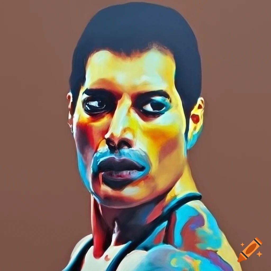 portrait-of-freddie-mercury-in-high-contrast-on-craiyon