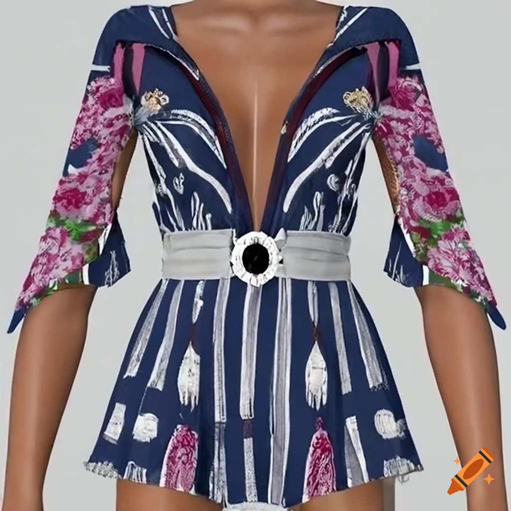 Fashion 3d render of a bestselling playsuit on Craiyon