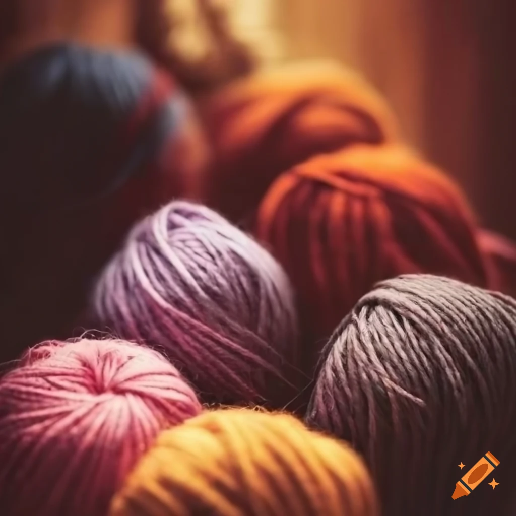 yarn in a knitting shop