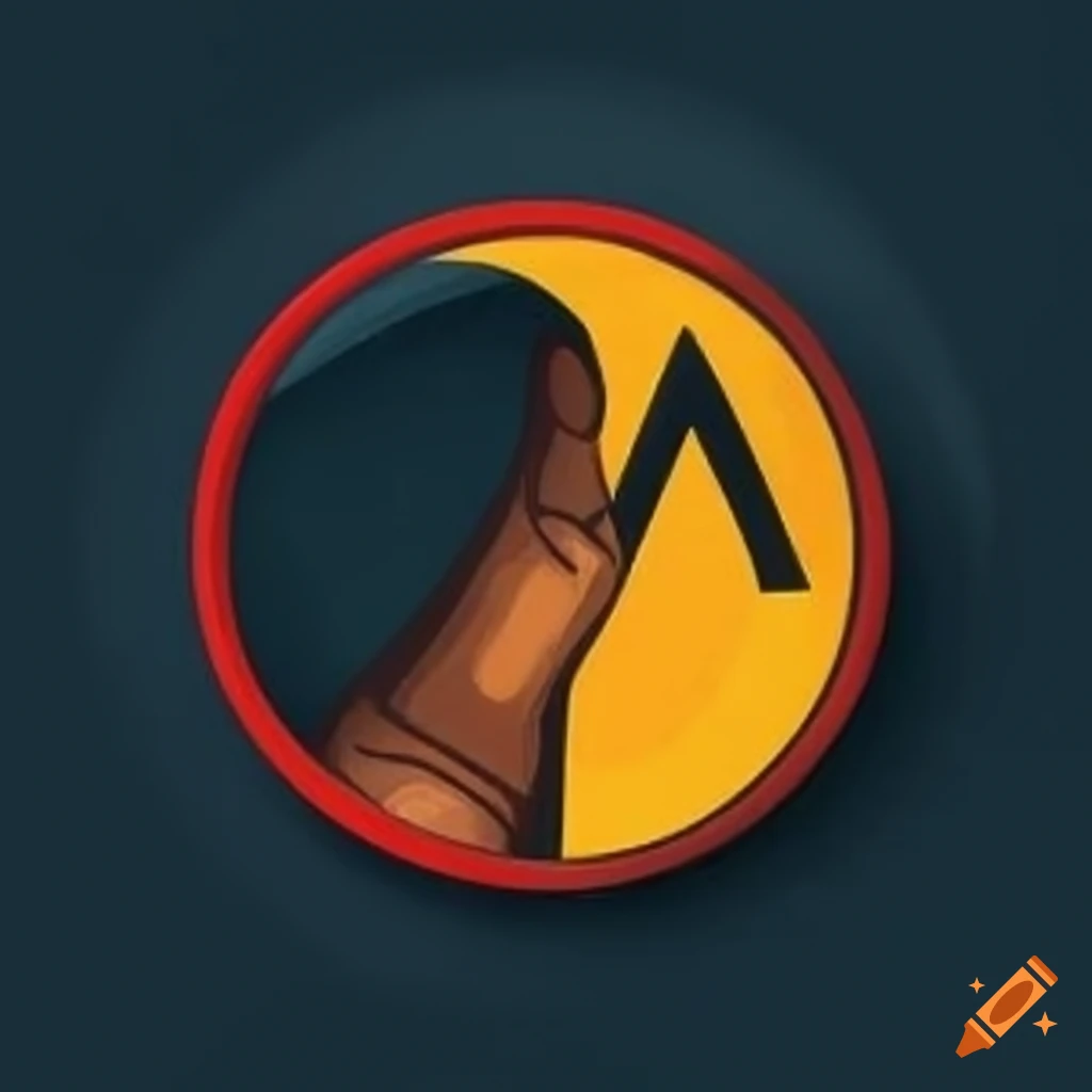 illustration of a finger warning sign