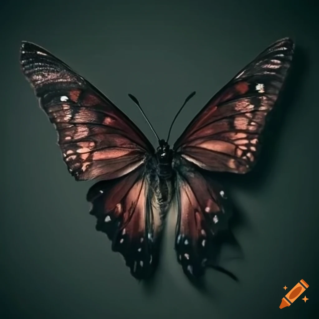 dark academia butterfly artwork