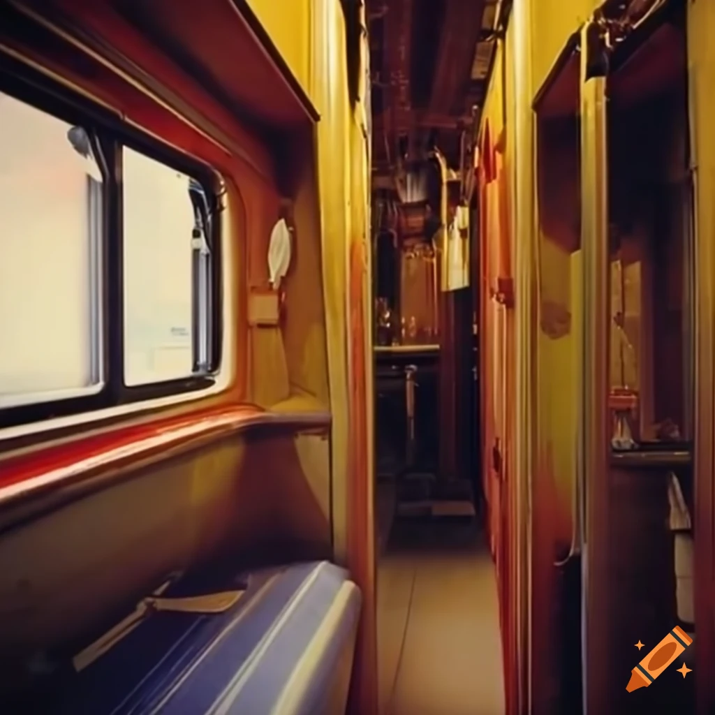 Innovative design of a german train with builtin shower on Craiyon