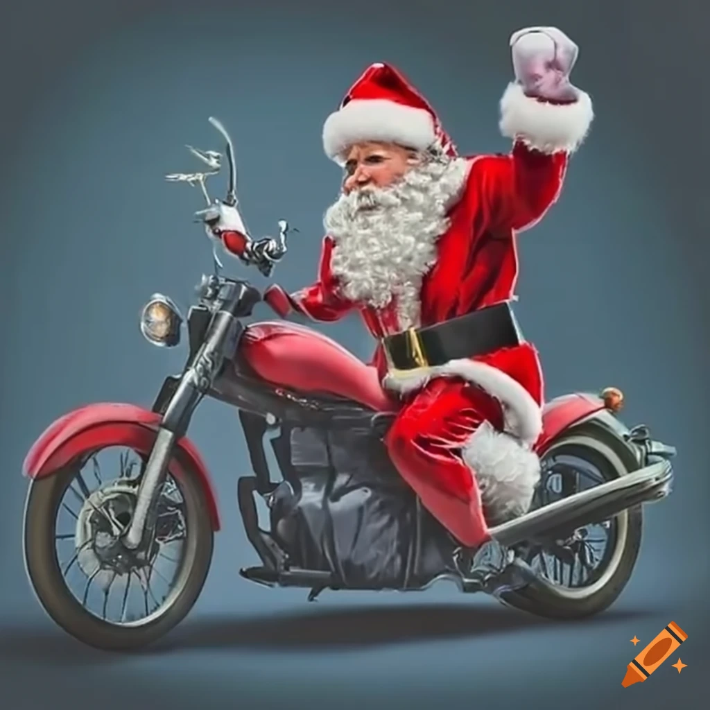 santa-riding-on-a-royal-enfield-motorcycle-on-craiyon