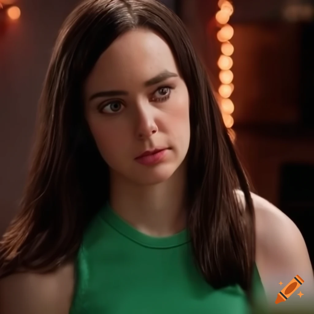 Close-up portrait of a young brunette non-binary individual on Craiyon