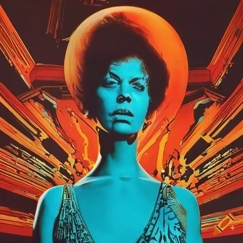 1970s Counterculture Science Fiction Movie Poster On Craiyon