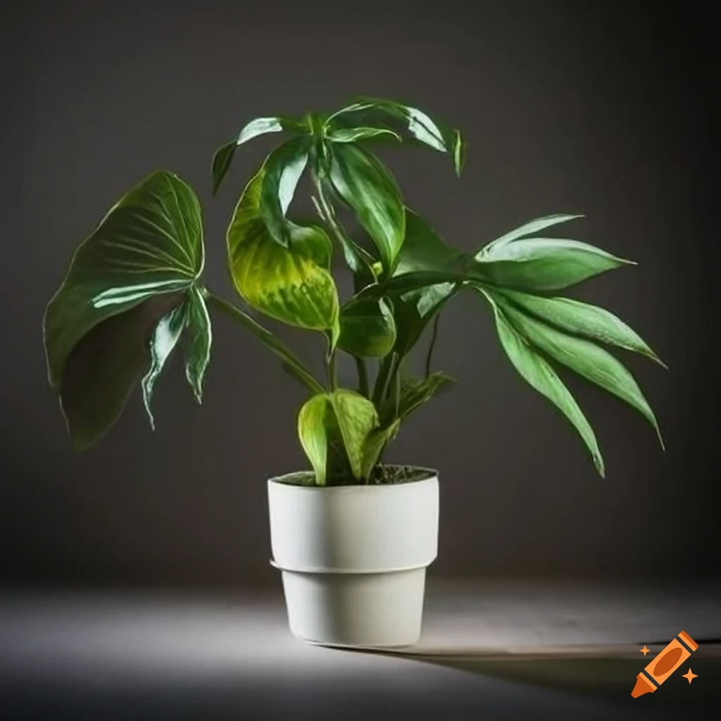 Potted plant on sale for 100 dollars on Craiyon