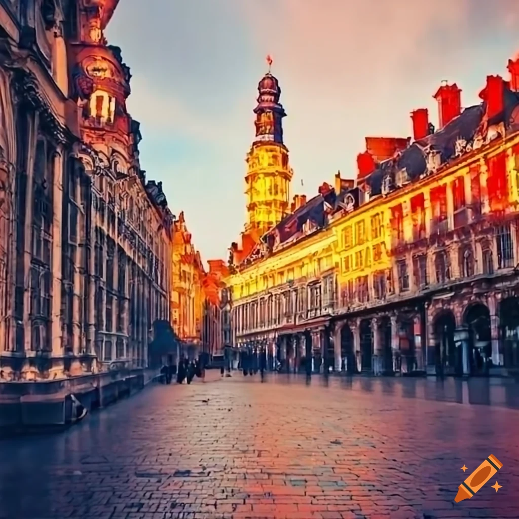 Lille grand place on Craiyon