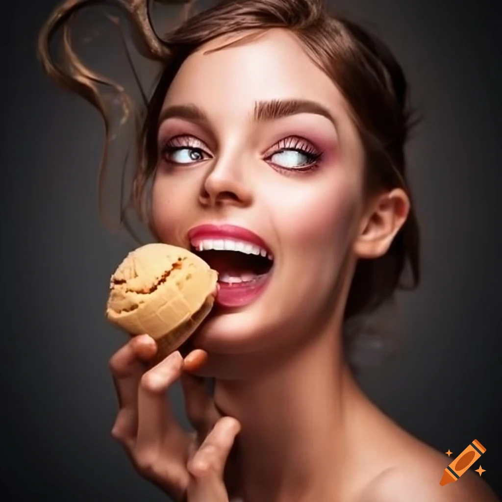 Delicious Ice Cream With An Attractive Appearance