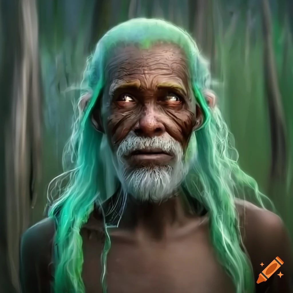 portrait-of-an-old-man-with-elf-ears-in-front-of-a-swamp-on-craiyon