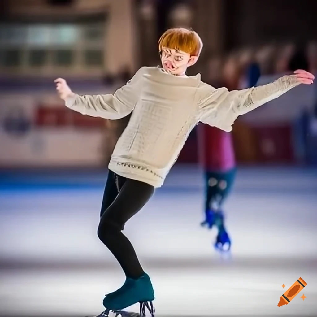 Ron Weasley ice skating