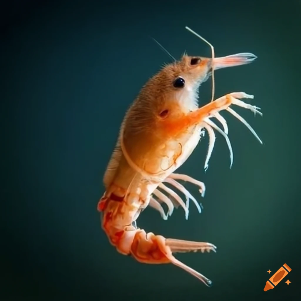 image of a rat and shrimp hybrid creature
