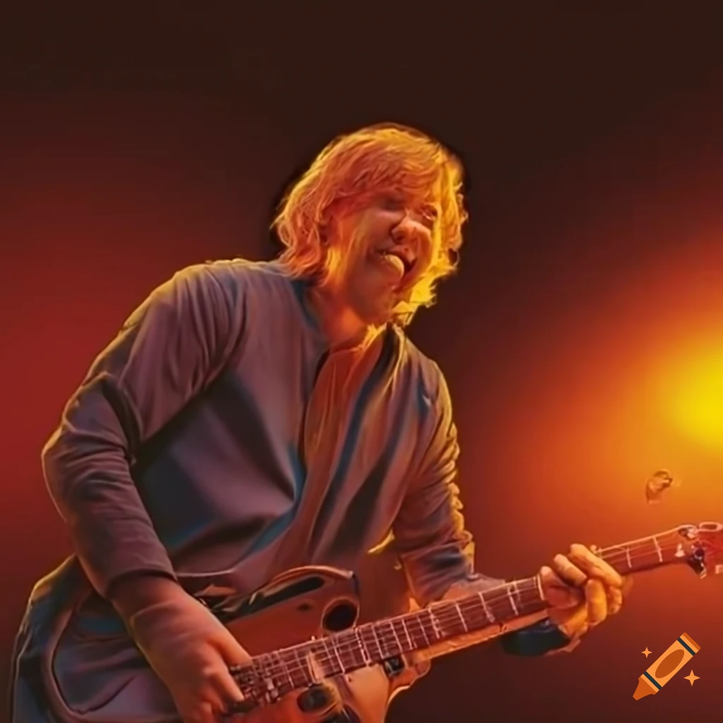 satirical image of Phish on Mars