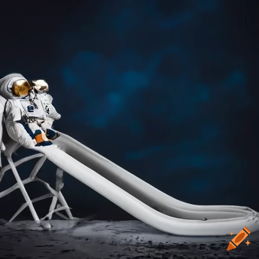 Lego astronaut reading a book inside a rocket on Craiyon