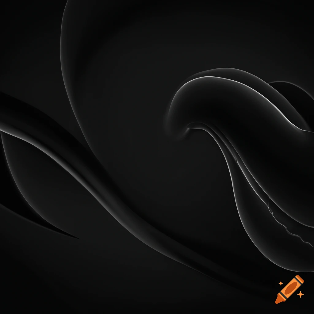 Textura preta com ondas