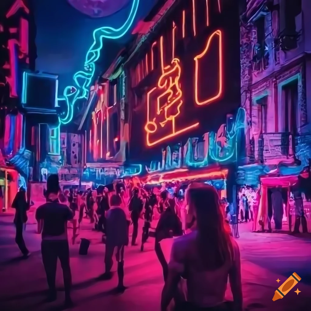 realistic-photo-of-a-vibrant-neon-festival-on-craiyon