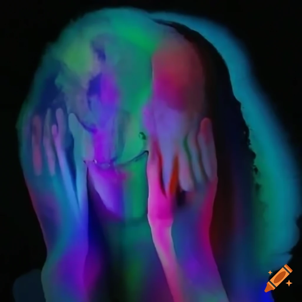 artwork depicting neurodivergent AI analyzing dreams in therapy