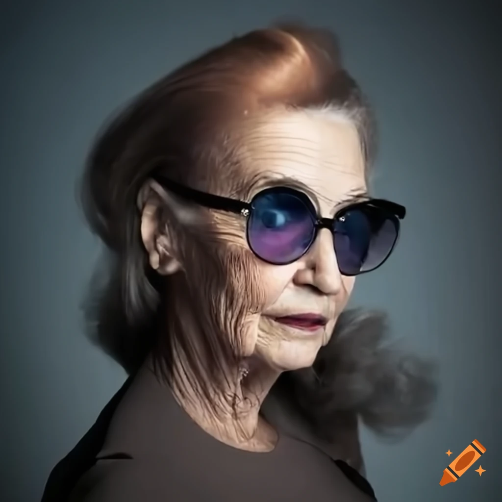 Portrait Of A Confident Senior Woman Wearing Sunglasses