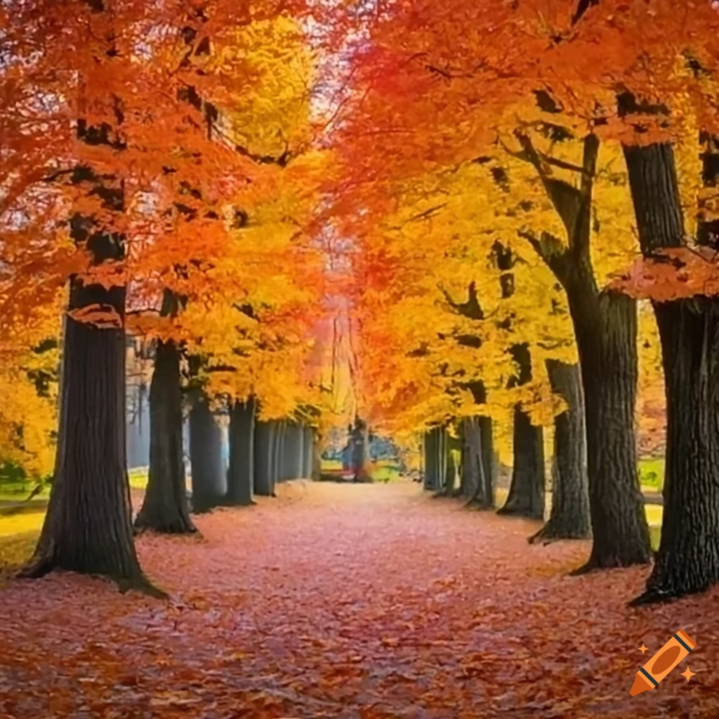 fall-foliage-of-a-maple-tree-on-craiyon