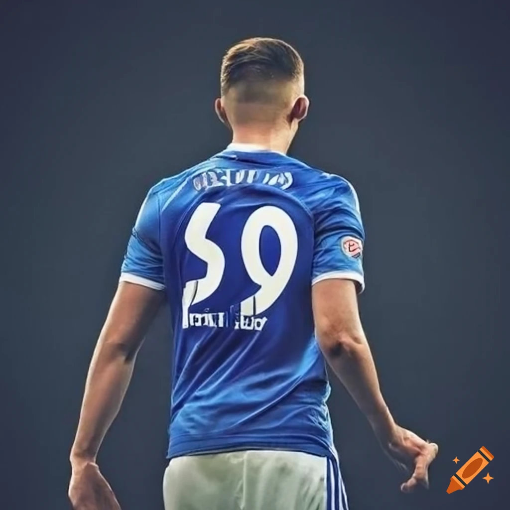 Schalke T-shirt with jazdzewski number 19