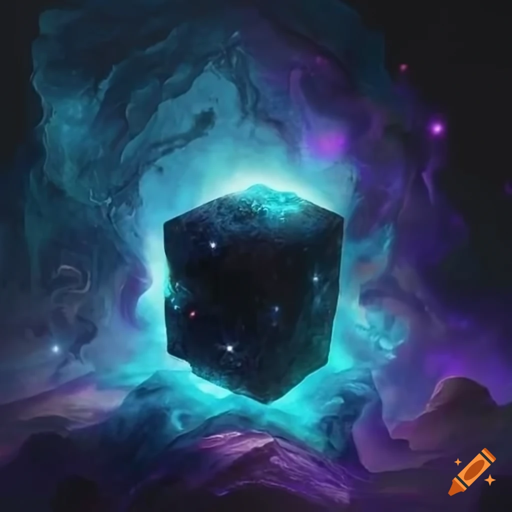 Abstract image of a primordial cosmic void on craiyon