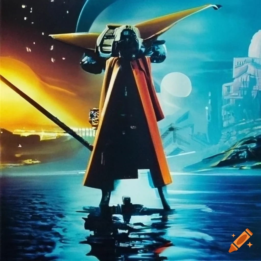 poster of a 1970s sci-fi movie "Lochan Lunn Dà Bhra"