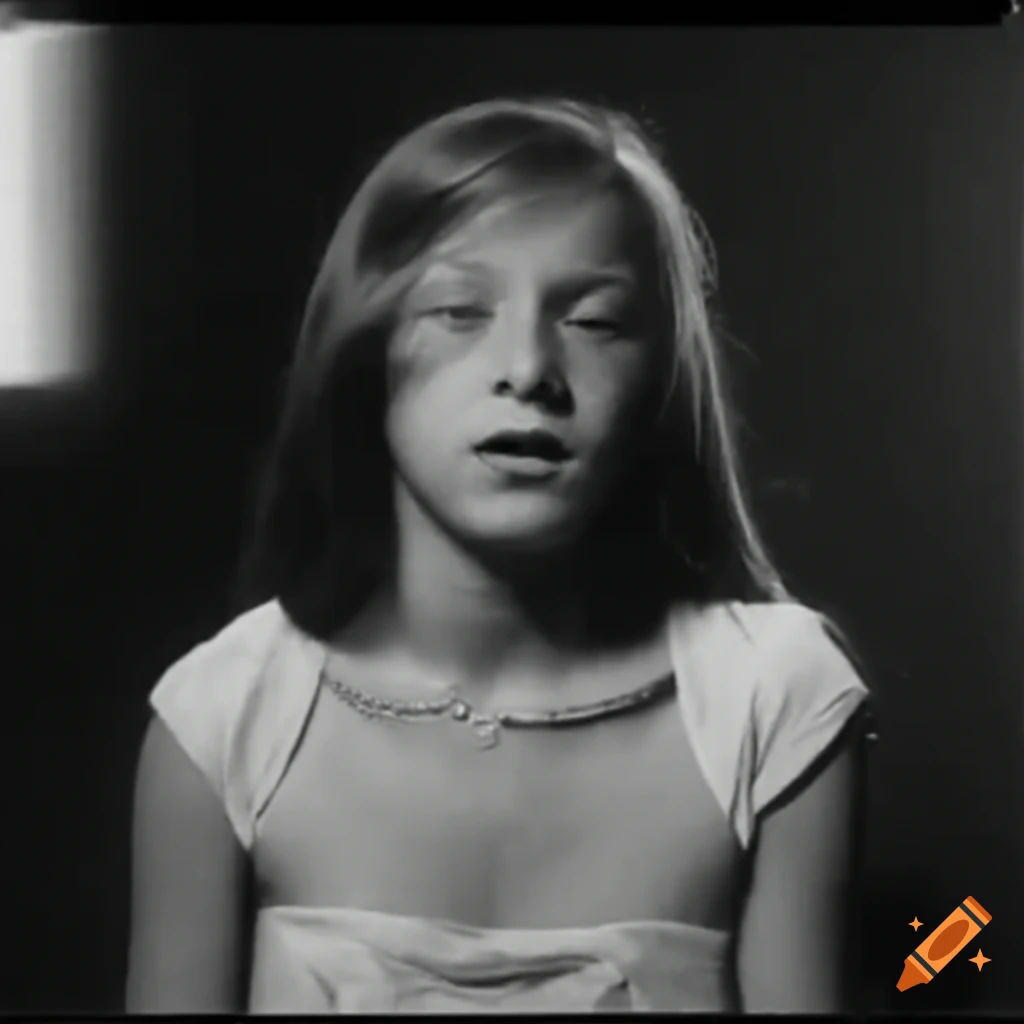 70s footage of a teenager on Craiyon