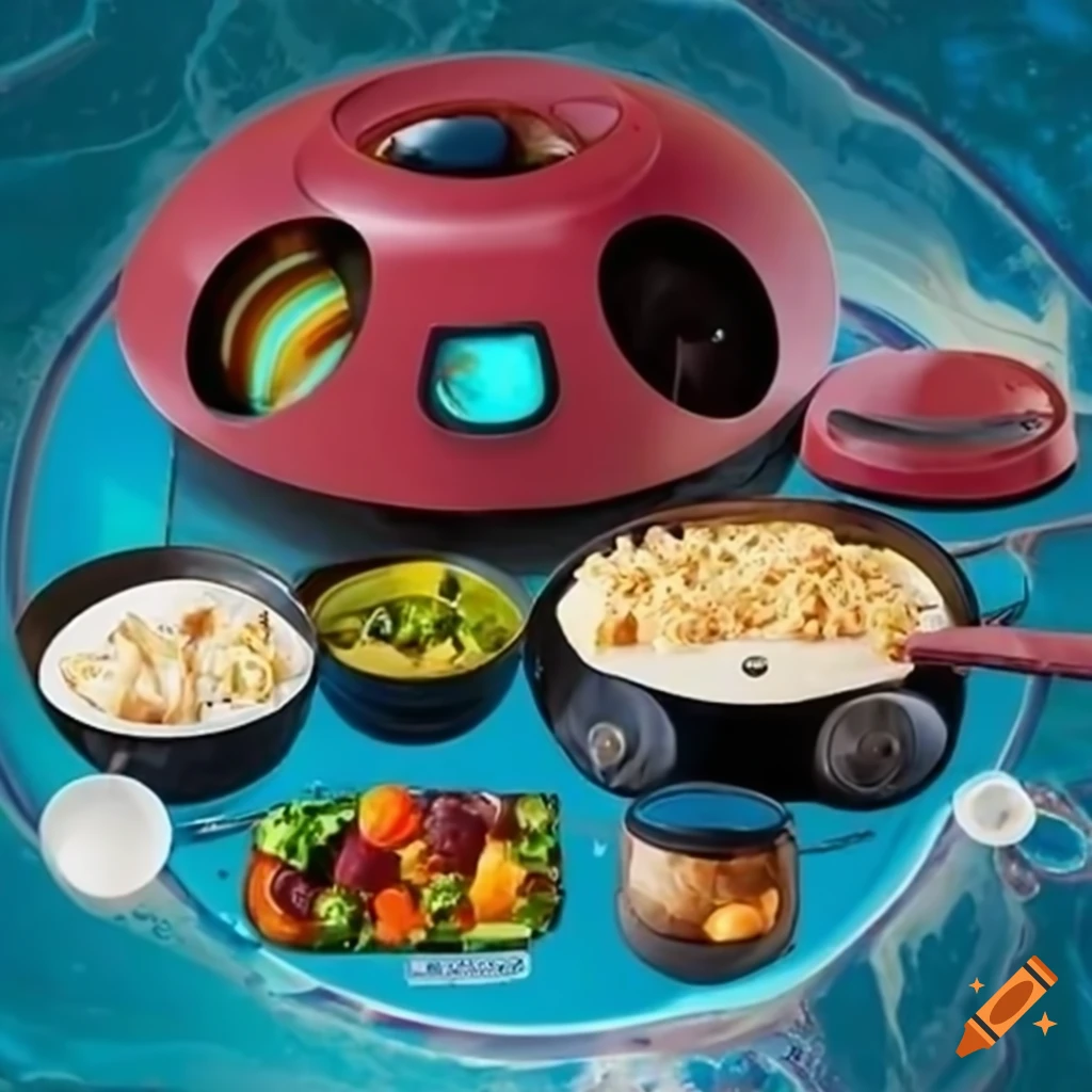 Futuristic space meal kit for easy travel on Craiyon