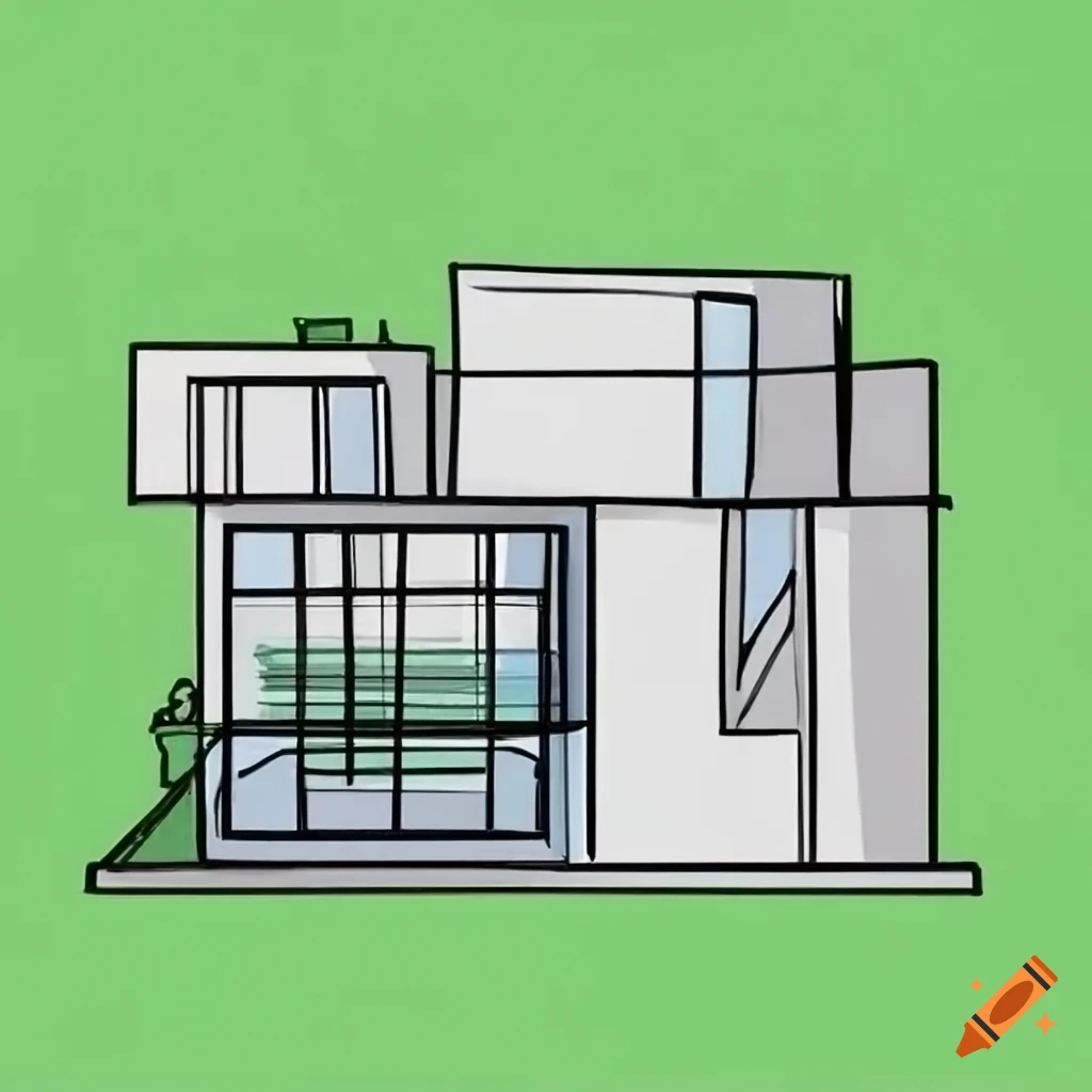 Modern House Design On Craiyon