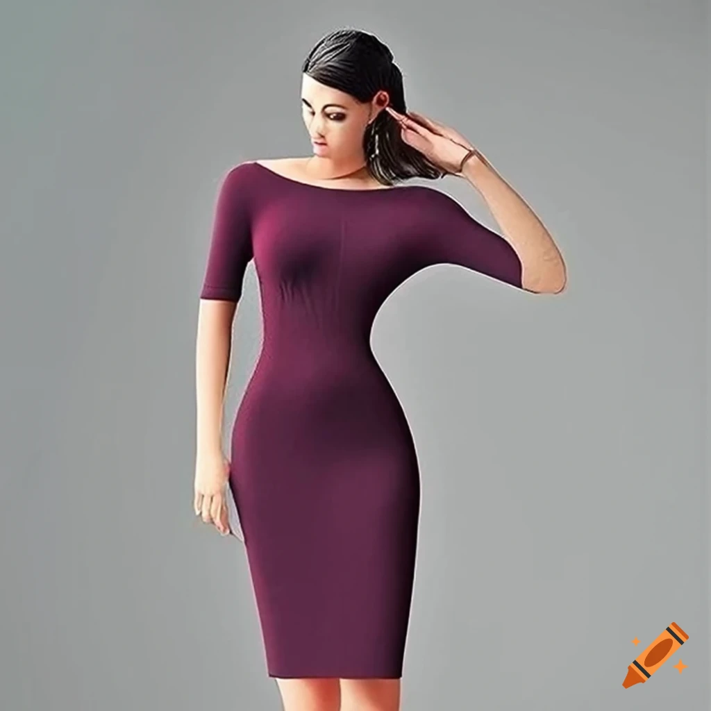 Elegant Decorative Sweater Dress with Buttons - 100% Acrylic, Moderate Stretch, Machine Washable