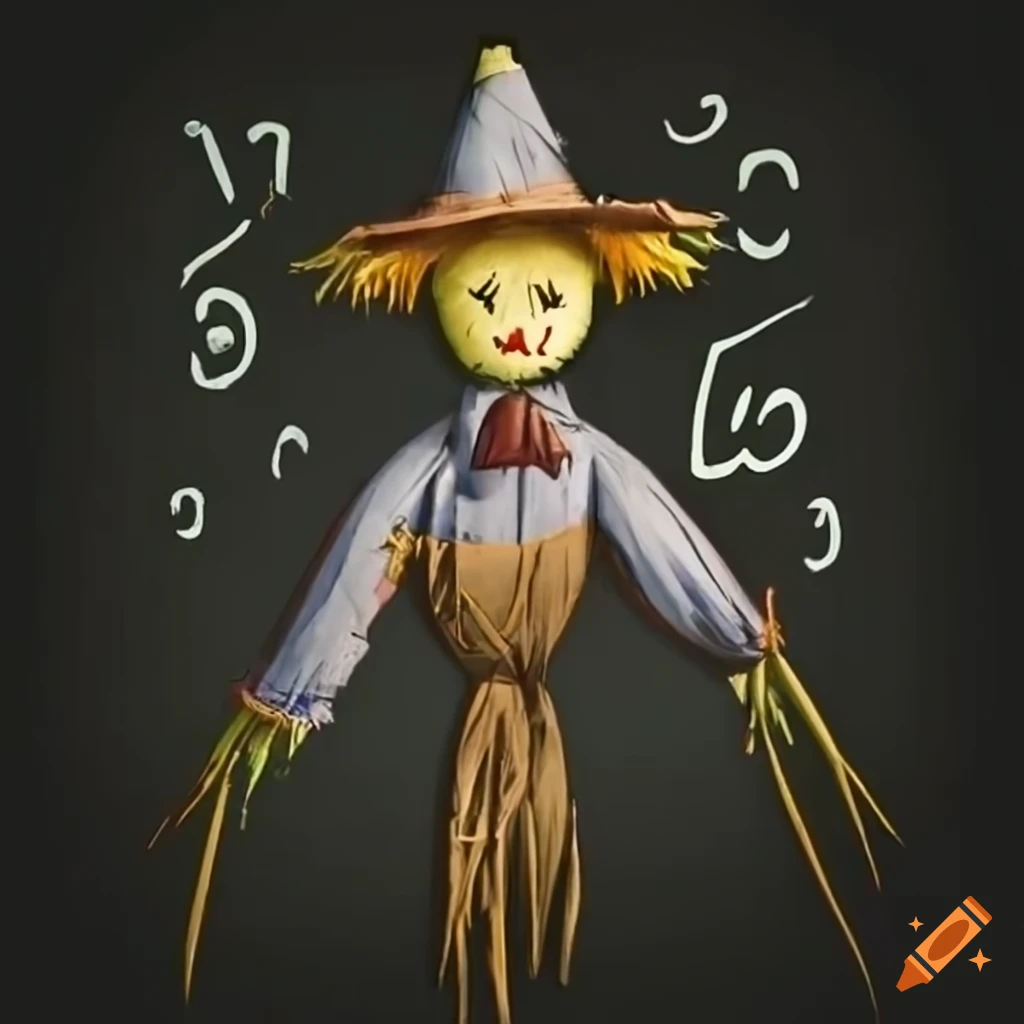 scarecrow solving math problems