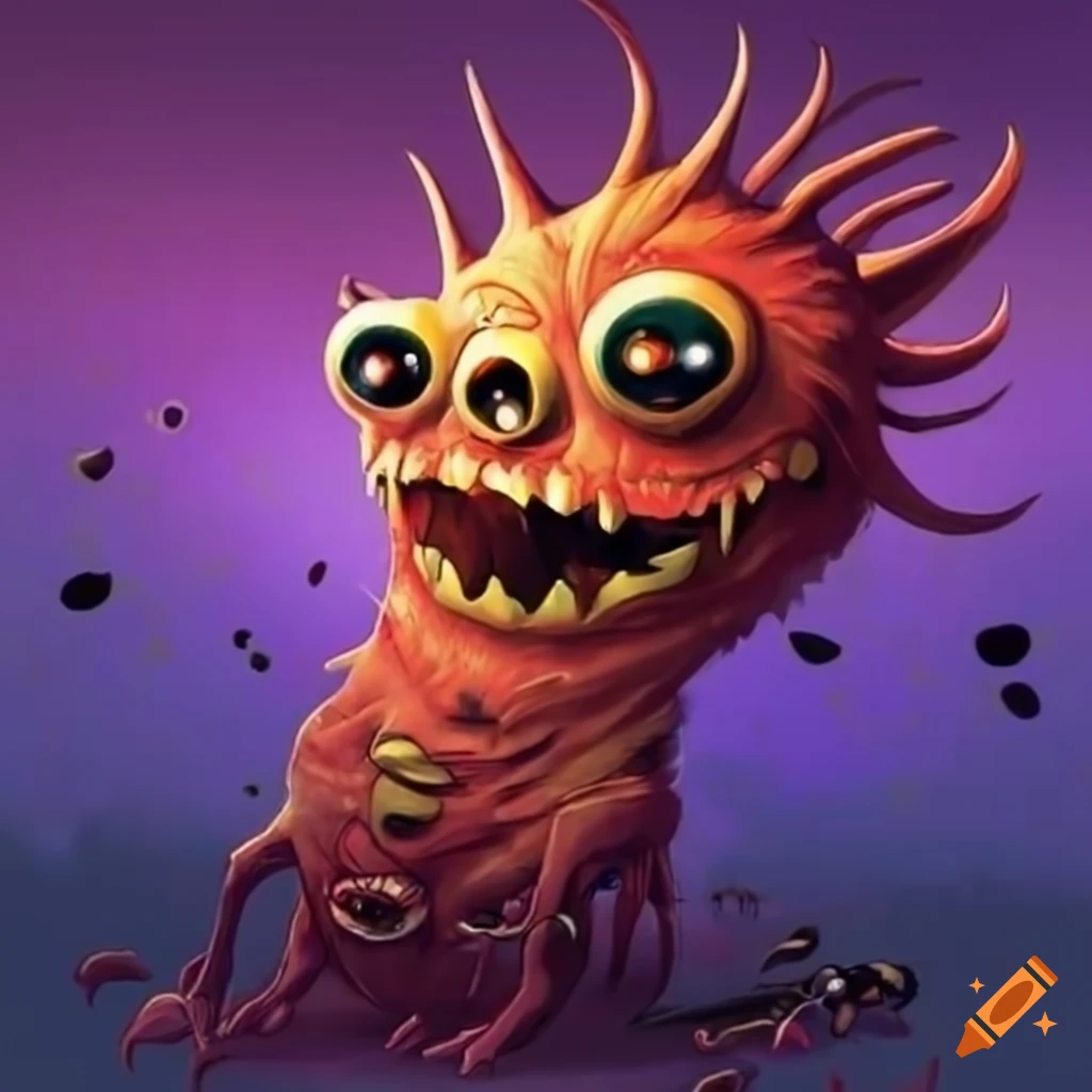 friendly monster character for kids