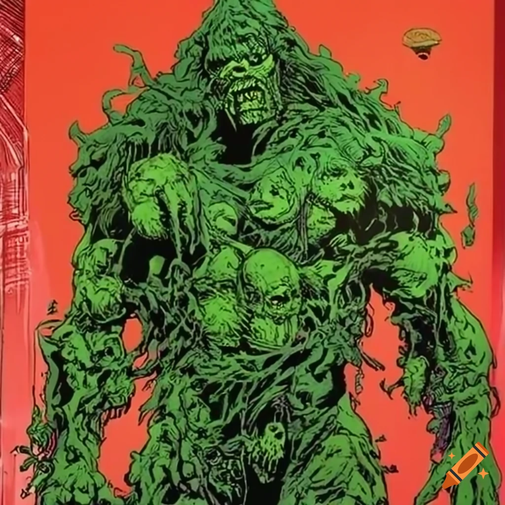 Swamp Thing comic book cover with Taylor Swift