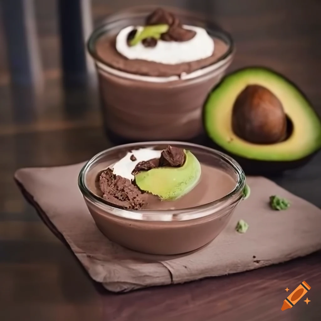 Delicious keto chocolate avocado mousse on Craiyon