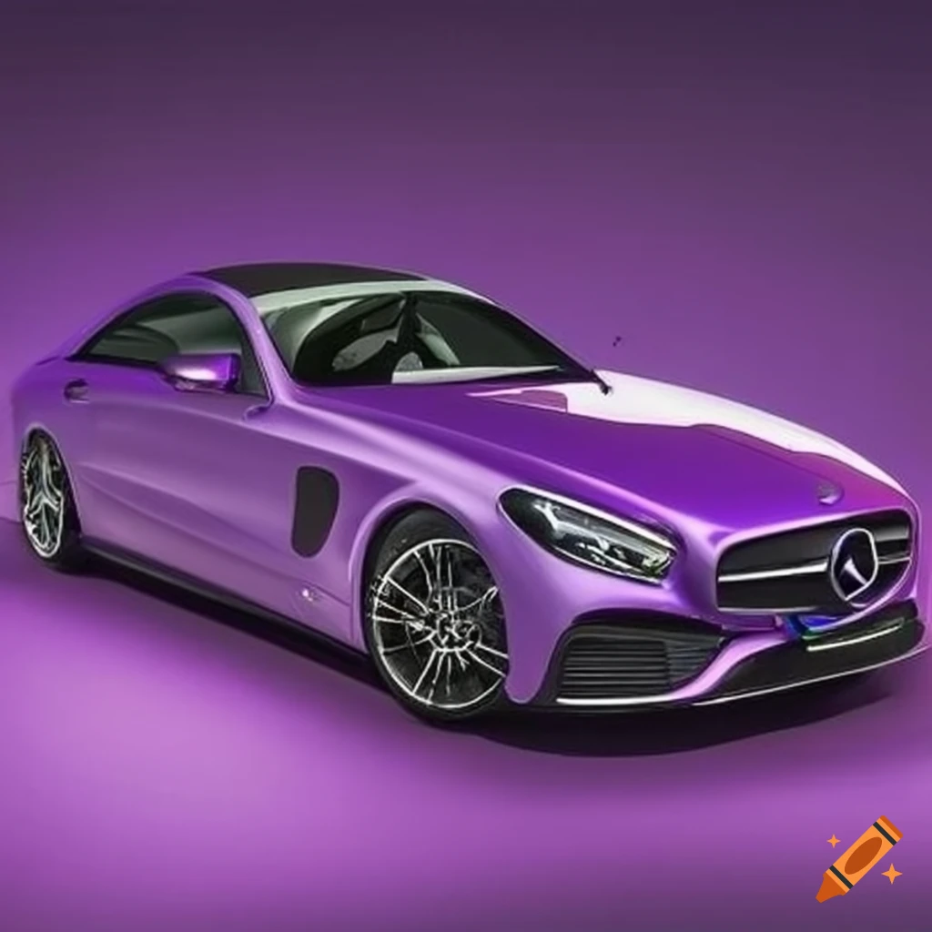 Purple Sports Car