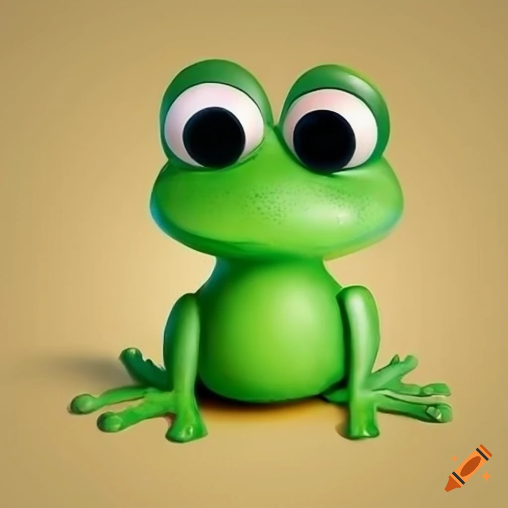 Animated frog illustration