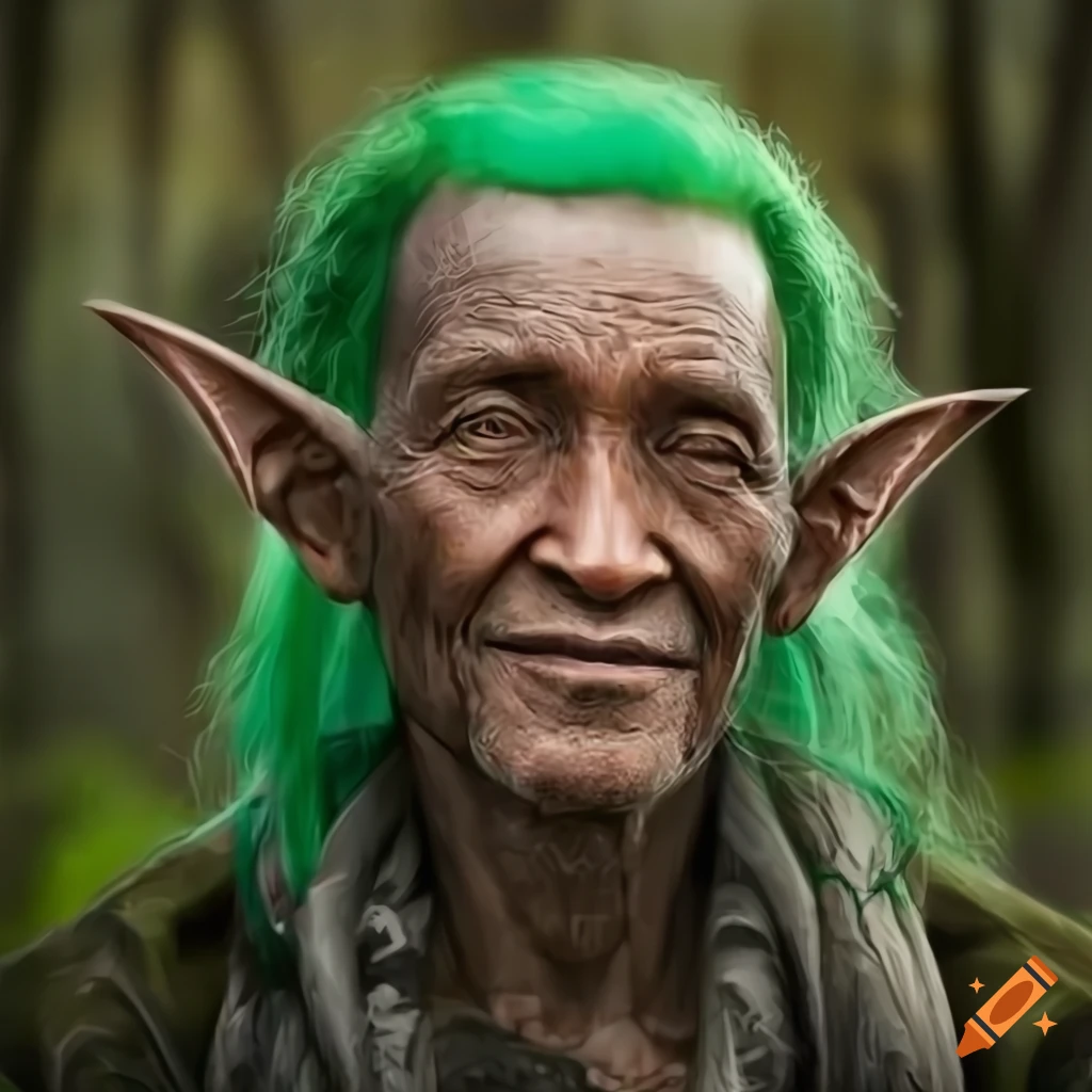 portrait-of-an-old-man-with-elf-ears-in-front-of-a-swamp-on-craiyon