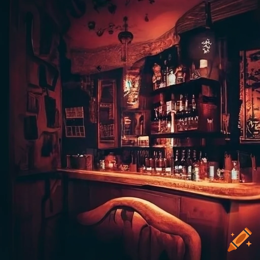 image of a moody blues bar