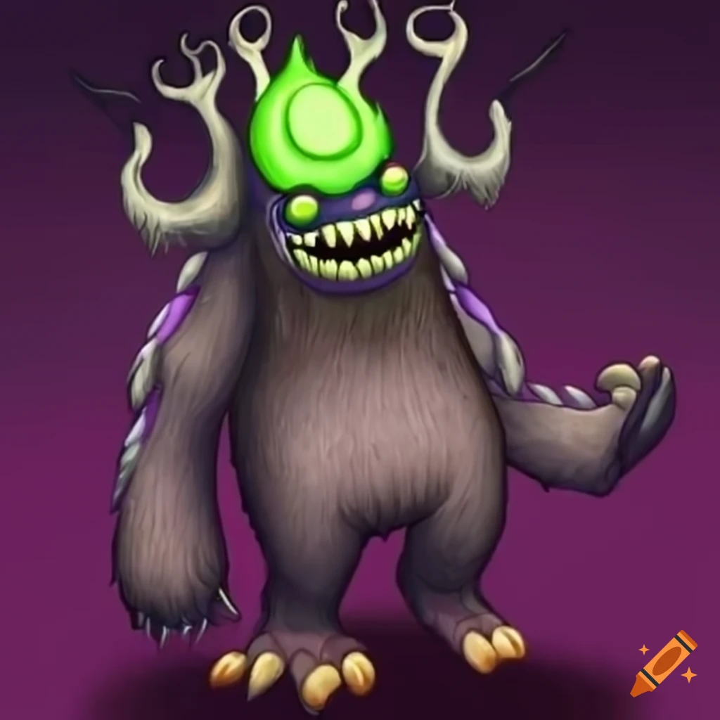 My singing monsters plant-darkness monster