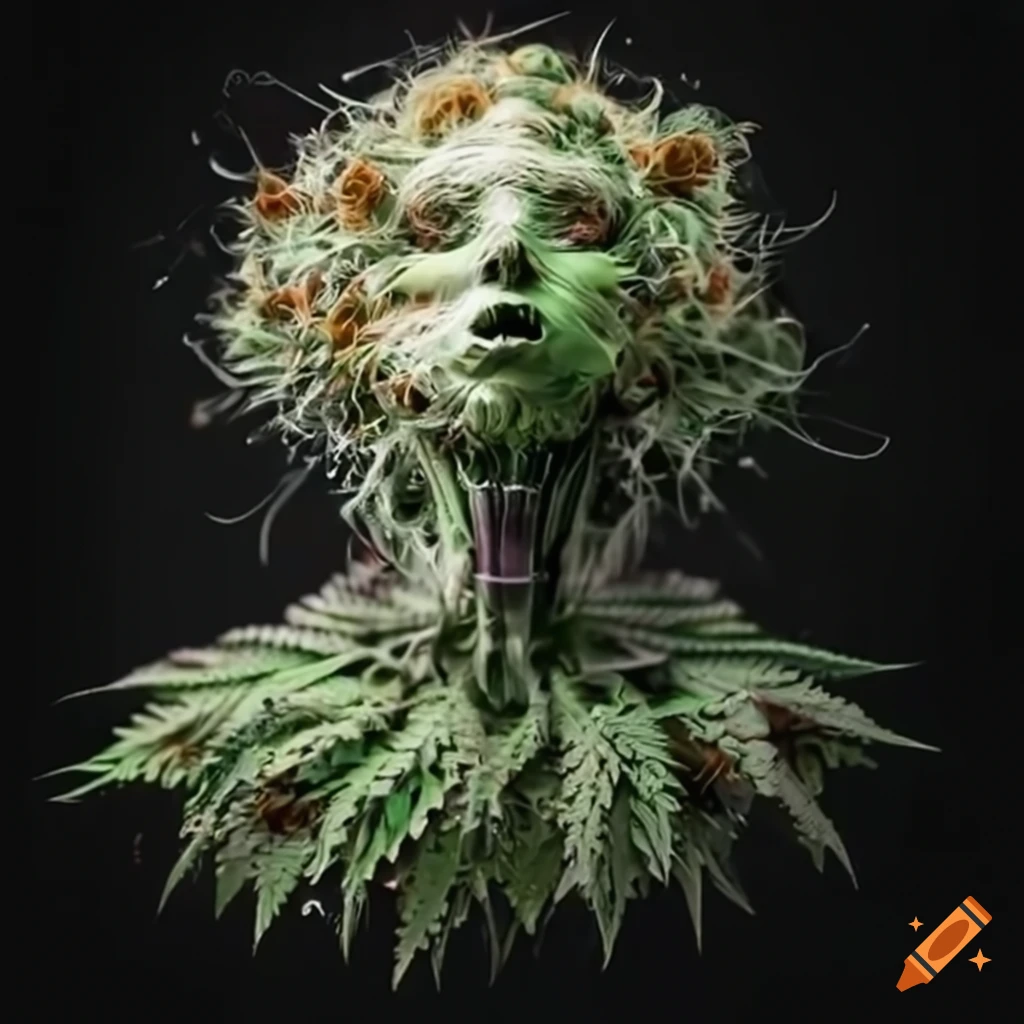 cyborg-themed cannabis flowers