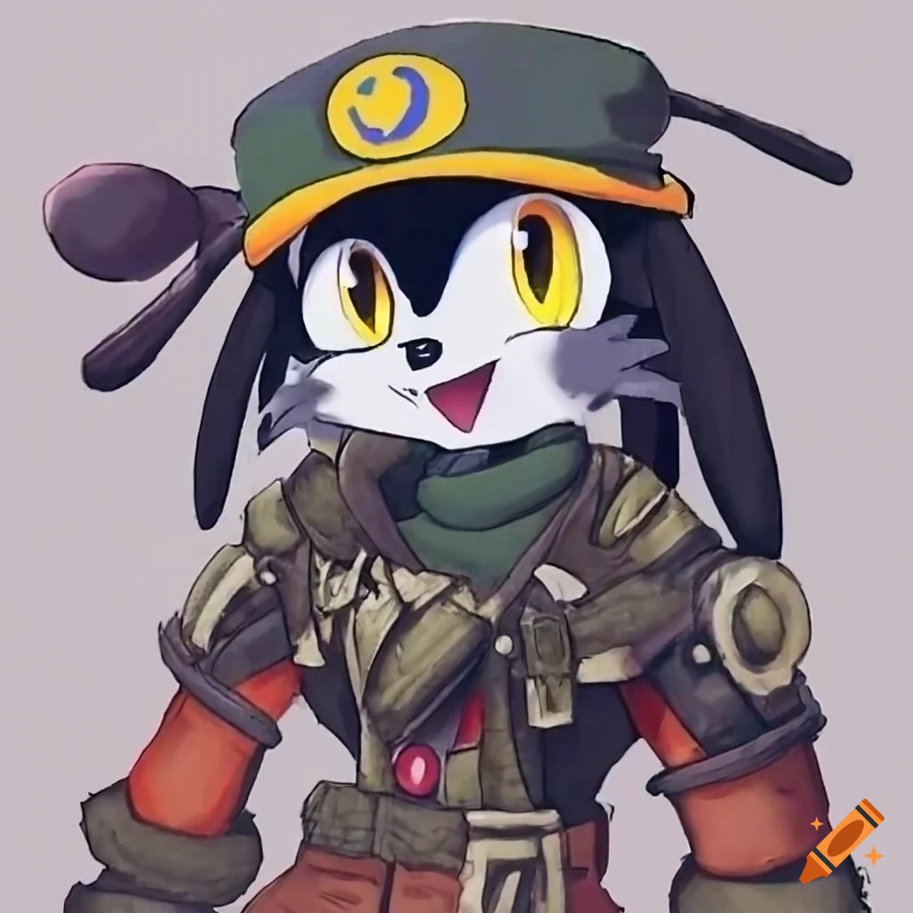 cosplay of Klonoa in a Mad Max inspired outfit