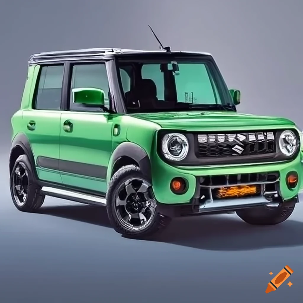 picture of a green Suzuki Lapin with off-road features