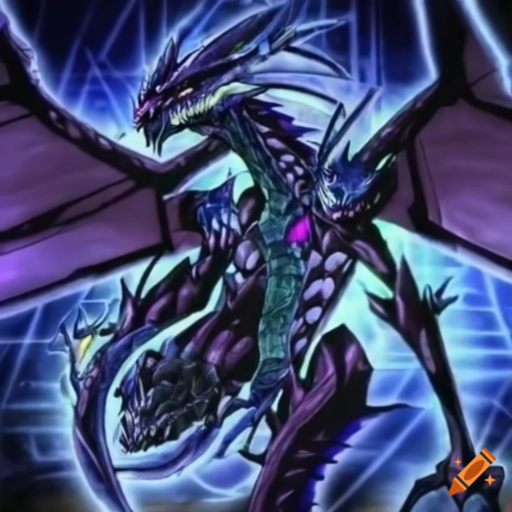 Artwork of clear wing venom dragon from yu-gi-oh on Craiyon