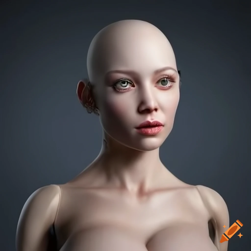 Realistic Full Body Female Android