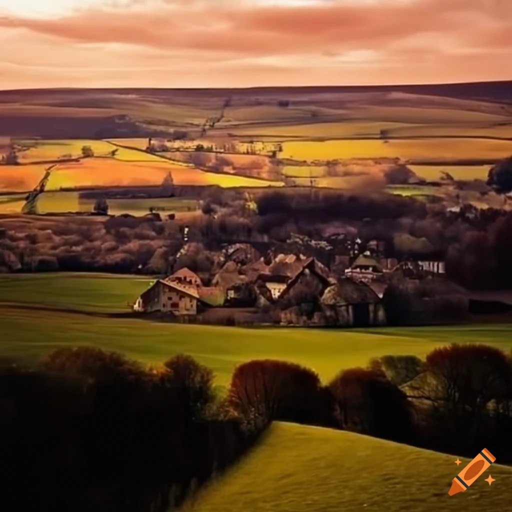 scenic view of Silsden, UK